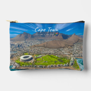 Cape Town, South Africa - Table Mountain View Accessory Pouch