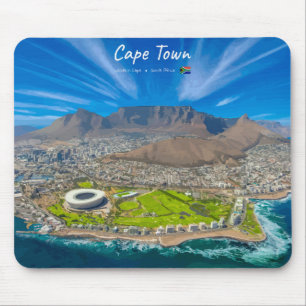 Cape Town, South Africa - Table Mountain View Mouse Pad