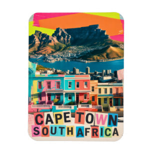 Cape Town South Africa Travel Bo-Kaap Landscape Magnet