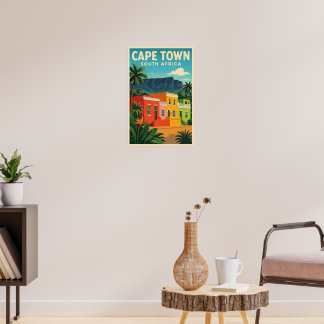 Cape Town, South Africa travel poster, Poster