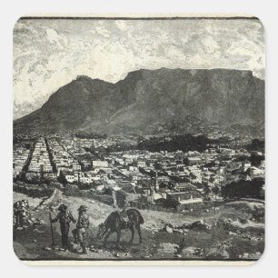 Cape Town Square Sticker