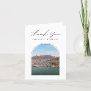 Cape Town Table Mountain Blank Thank You Card