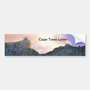 Cape Town Table Mountain Bumper Sticker