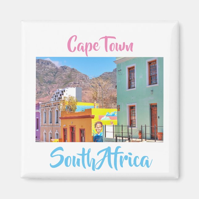 Cape Town Table Mountain City View Magnet (Front)