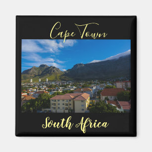 Cape Town Table Mountain Cityscape Magnet