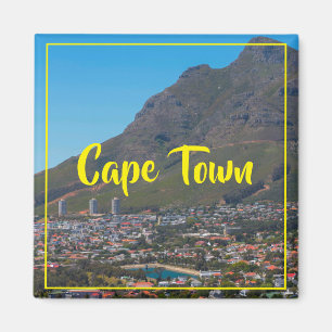 Cape Town Table Mountain Cityscape Magnet