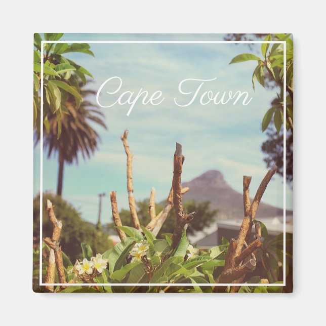 Cape Town Table Mountain Lion's Head Magnet (Front)