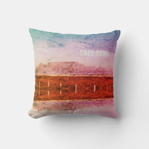 Cape Town Table Mountain Lion's Head South Africa Cushion