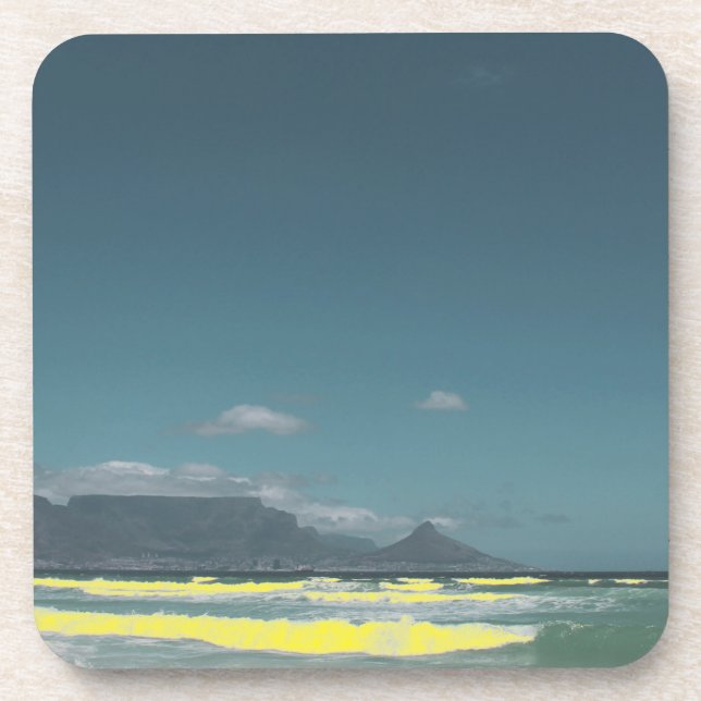 Cape Town Table Mountain Ocean Coaster (Front)