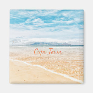 Cape Town Table Mountain Ocean Sky Magnet