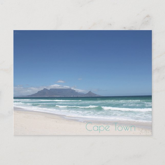 Cape Town Table Mountain Postcard (Front)
