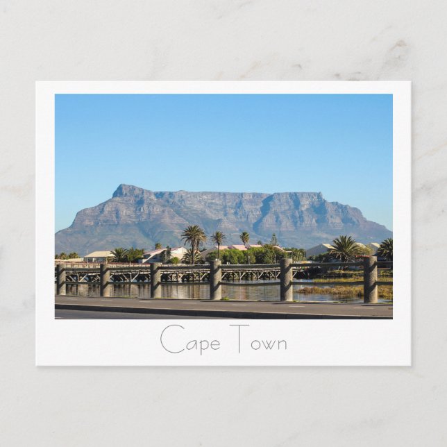 Cape Town Table Mountain Postcard Card (Front)