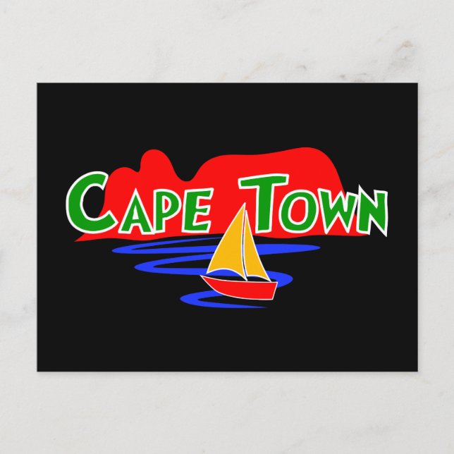 Cape Town Table Mountain South Africa Post Card (Front)
