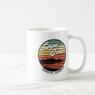 Cape Town Table Mountain South Africa Vintage  Coffee Mug