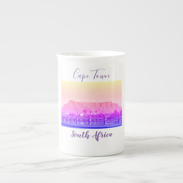Cape Town Table Mountain View Landscape Mug Cup (Front)