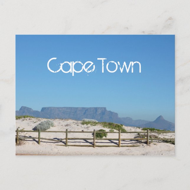Cape Town Table Mountain ZA South Africa Postcard (Front)