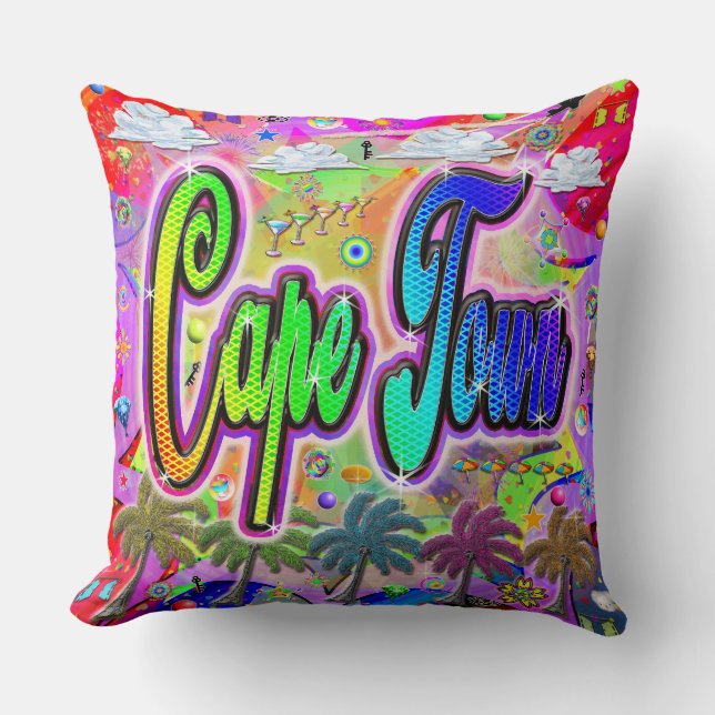 Cape Town Vista Express Pillow (Front)