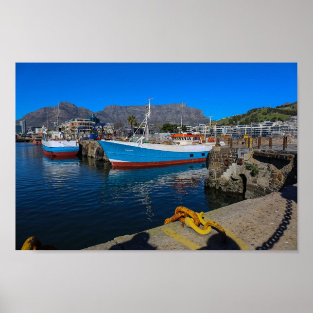 Cape Town Waterfront South Africa SA Architecture Poster (Front)