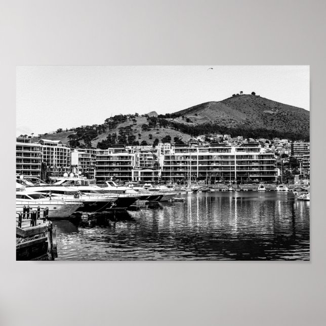 Cape Town Waterfront South Africa SA Architecture Poster (Front)