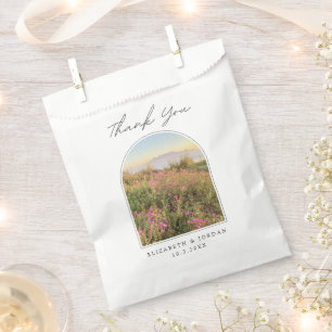 Cape Town Wedding Table Mountain Thank You Photo Favour Bag