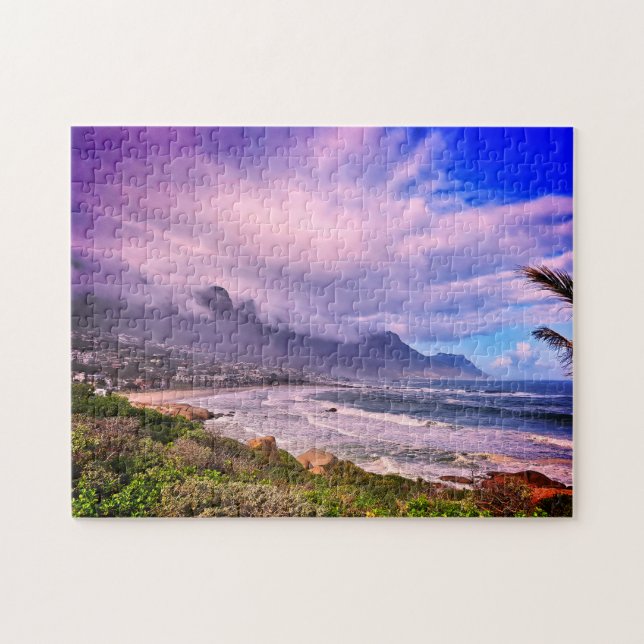 Cape Town ZA South Africa Ocean Panorama Jigsaw Puzzle (Horizontal)
