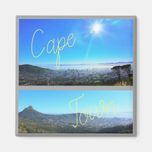 Cape Town ZA South Africa Ocean Panorama Magnet