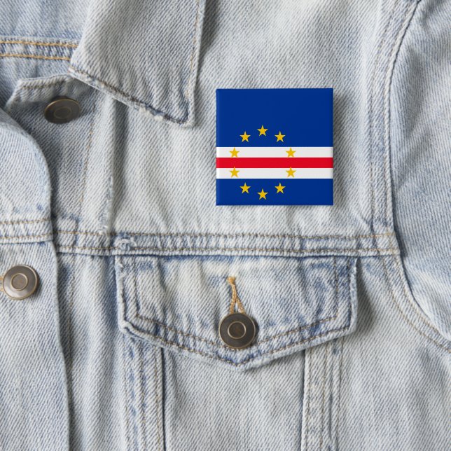 Cape Verde 15 Cm Square Badge (In Situ)