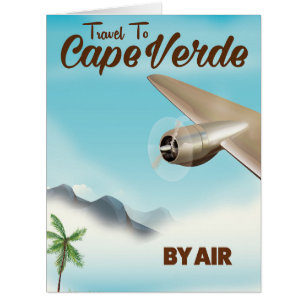 Cape Verde Air travel poster