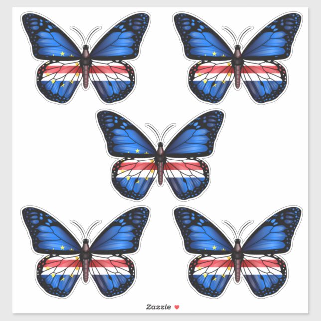 Cape Verde Butterfly flag (Sheet)