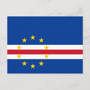 Cape Verde – Cape Verdean Flag Postcard