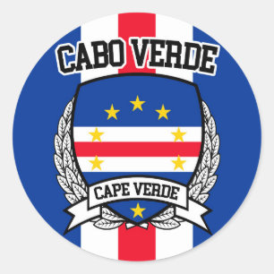 Cape Verde Classic Round Sticker