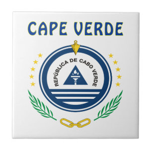 Cape Verde Coat Of Arms Tile
