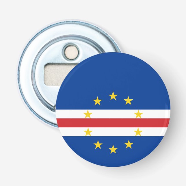 Cape Verde Flag Bottle Opener (Front)