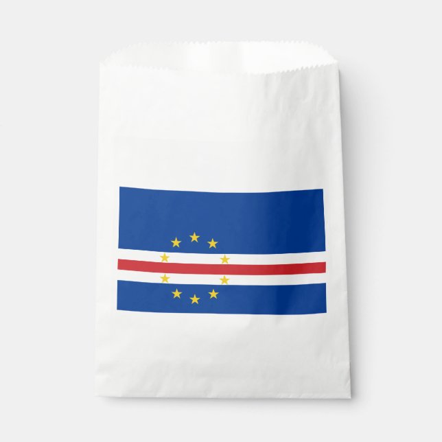 Cape Verde Flag Favour Bag (Front)