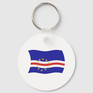 Cape Verde Flag Keychain