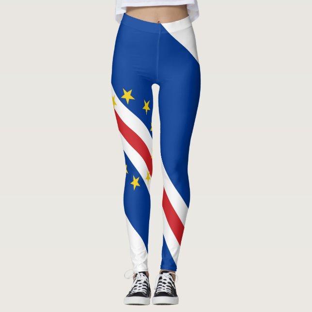 Cape Verde flag Leggings (Front)