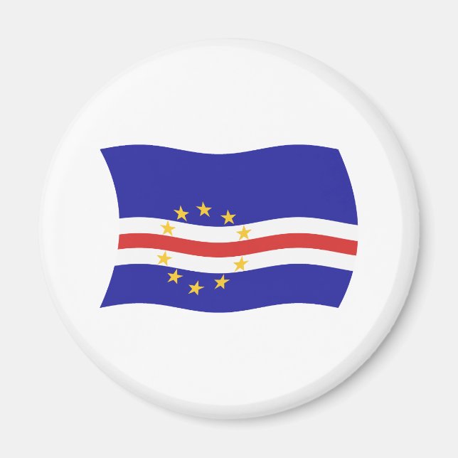 Cape Verde Flag Magnet (Front)