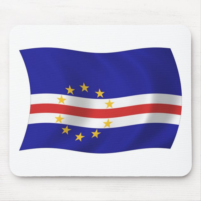 Cape Verde Flag Mousepad (Front)