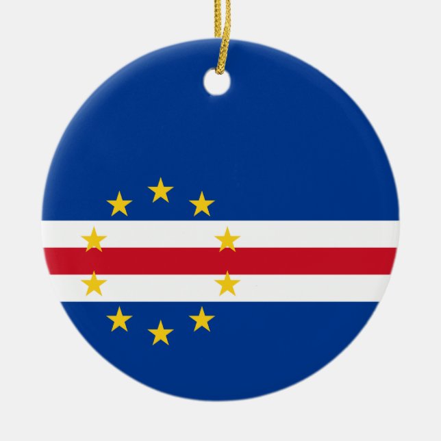 Cape Verde Flag Ornament (Front)