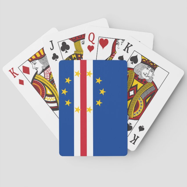 Cape Verde Flag Playing Cards (Back)