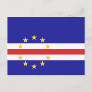 Cape Verde Flag Postcard