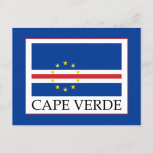 Cape Verde Flag Postcard
