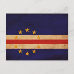 Cape Verde Flag Postcard
