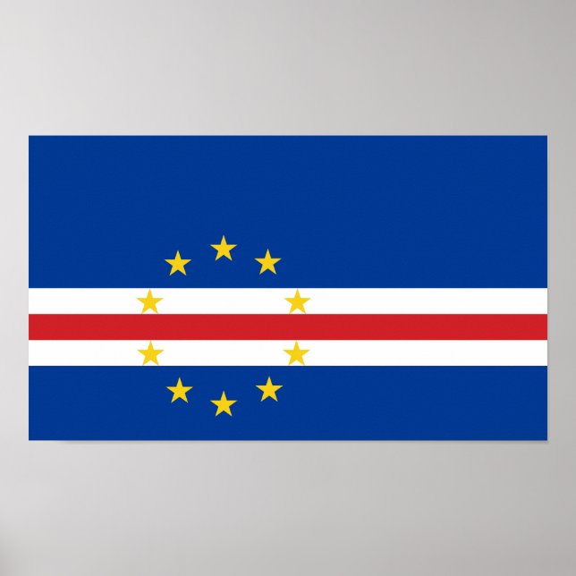 Cape Verde Flag Poster (Front)