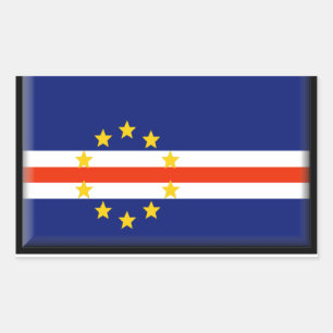 Cape Verde Flag Rectangular Sticker