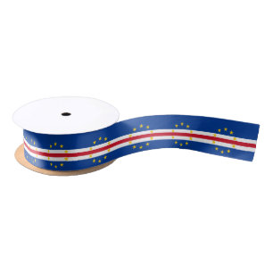 Cape Verde Flag Satin Ribbon