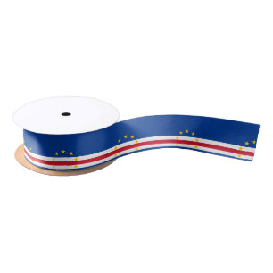 Cape Verde Flag Satin Ribbon