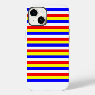 Cape Verde flag stripes country pattern symbol iPhone 14 Case