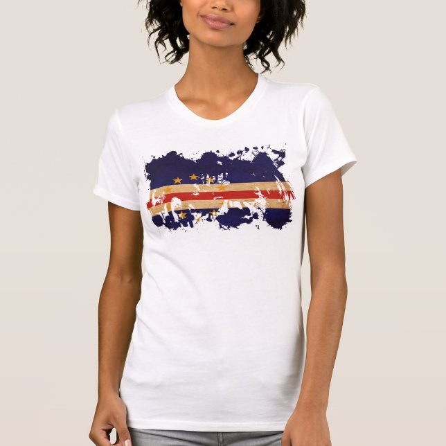 Cape Verde Flag T-Shirt (Front)