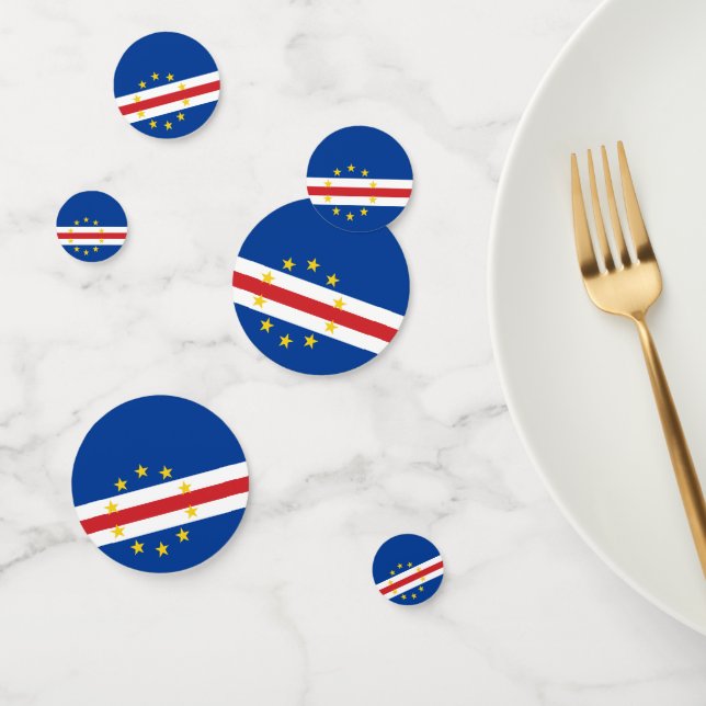 Cape Verde flag Table Confetti (Group)